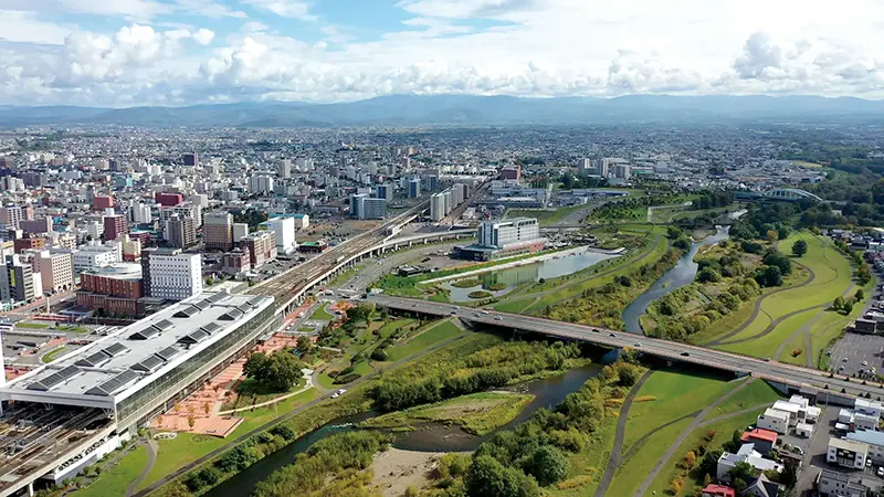 旭川市の風景